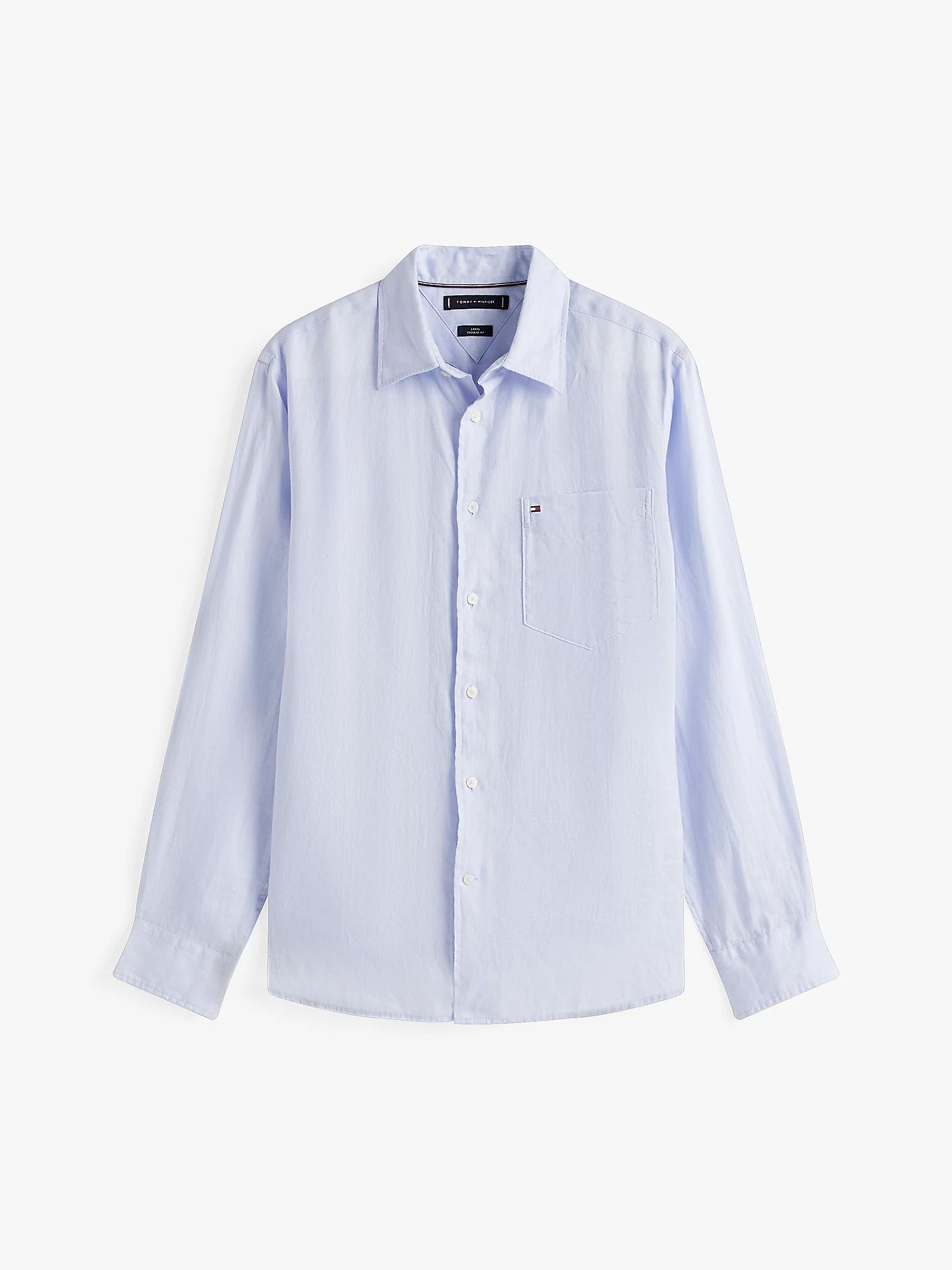 Tommy Hilfiger - Áo sơ mi tay dài nam Pure Linen Regular Fit Semi-Spread Collar Shirt