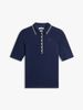 Tommy Hilfiger - Áo Polo Nữ Slim Fit Tipped Half Sleeve Polo Shirt