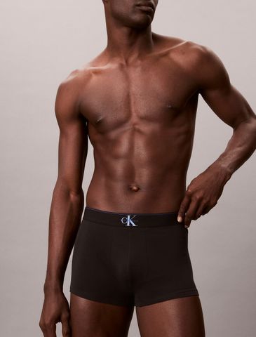 Calvin Klein - Set 3 Quần Lót Nam Graphic Monogram Cotton Stretch Trunks - 2