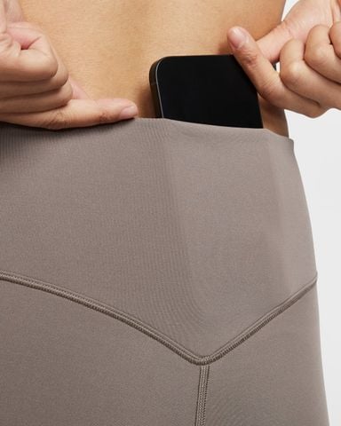 Nike - Quần dài thể thao ống bó Nữ Universa Women's High-Waisted 7/8 Leggings with No Front Seam - 2