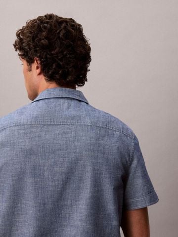Calvin Klein - Áo Sơ Mi Nam Chambray Classic Button-Down Shirt