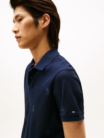 Tommy Hilfiger - Áo thun có cổ polo tay ngắn nam Holiday Novelty Reg Polo