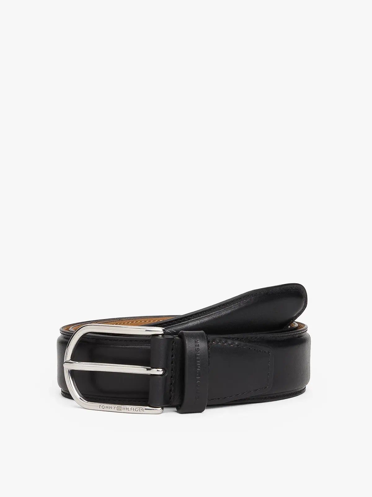 Tommy Hilfiger - Dây nịt nam Relaxed TH Business Monogram Leather Belt