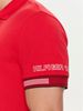 Tommy Hilfiger - Áo polo tay ngắn nam Men's Slim Fit Polo Shirt Red Flag Cuff