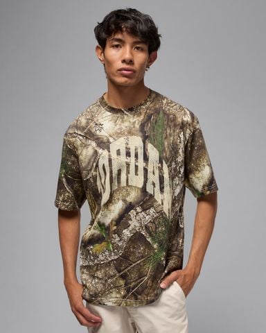 Nike - Áo phông tay ngắn thể thao Nam Jordan Brooklyn Men's Realtree T-Shirt