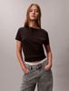 Calvin Klein - Áo thun thời trang nữ Nano Logo Supima Cotton Tee