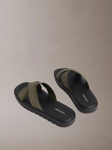 Calvin Klein - Dép Quai Ngang Nam SQ Molded Sandal XCross - 4