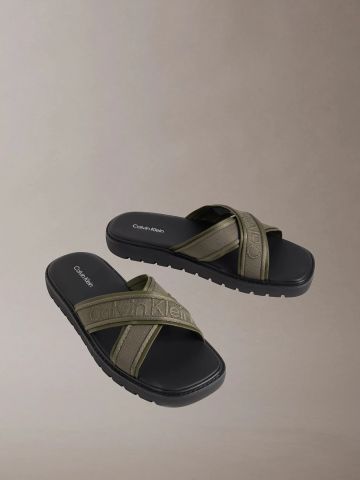 Calvin Klein - Dép Quai Ngang Nam SQ Molded Sandal XCross - 2
