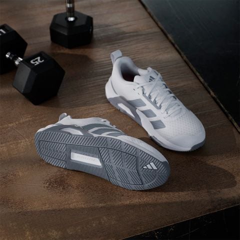 adidas - Giày tập luyện Nữ Women's Adidas Dropset Control Training Shoes - Gray - 3