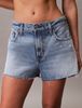 Calvin Klein - Quần jeans ngắn nữ Signature 90's Denim Shorts