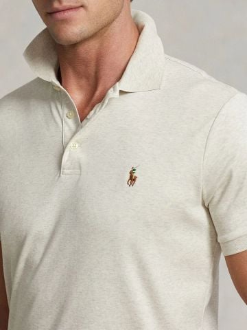 Ralph Lauren - Áo Thun Có Cổ Nam Slim Fit Soft Cotton Polo Shirt