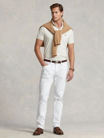 Ralph Lauren - Áo Thun Có Cổ Nam Slim Fit Soft Cotton Polo Shirt