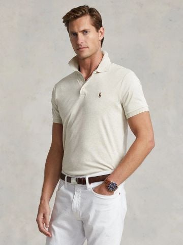 Ralph Lauren - Áo Thun Có Cổ Nam Slim Fit Soft Cotton Polo Shirt