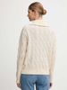 Tommy Hilfiger - Áo len tay dài nữ Half-Zip Cable Knit Soft Wool Jumper