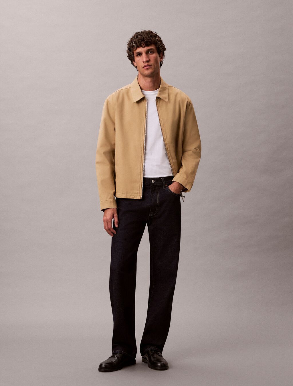 Calvin Klein - Áo thun thời trang nam Stretch Cotton Slim Tee