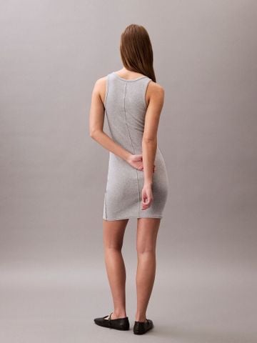 Calvin Klein - Đầm nữ Logo Graphic Ribbed Tank Dress - 2
