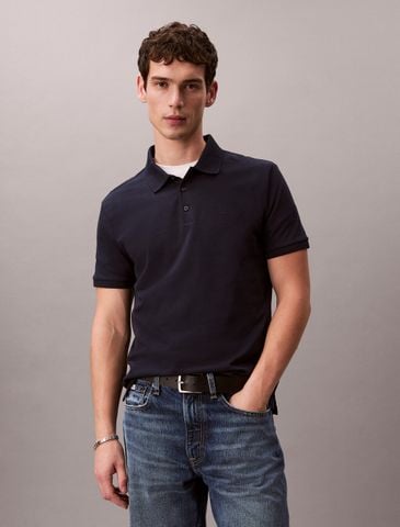 Calvin Klein - Áo polo tay ngắn nam CK Classic Monogram Polo