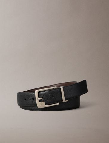 Calvin Klein - Thắt lưng nam Monogram Frame Buckle Reversible Belt - 3