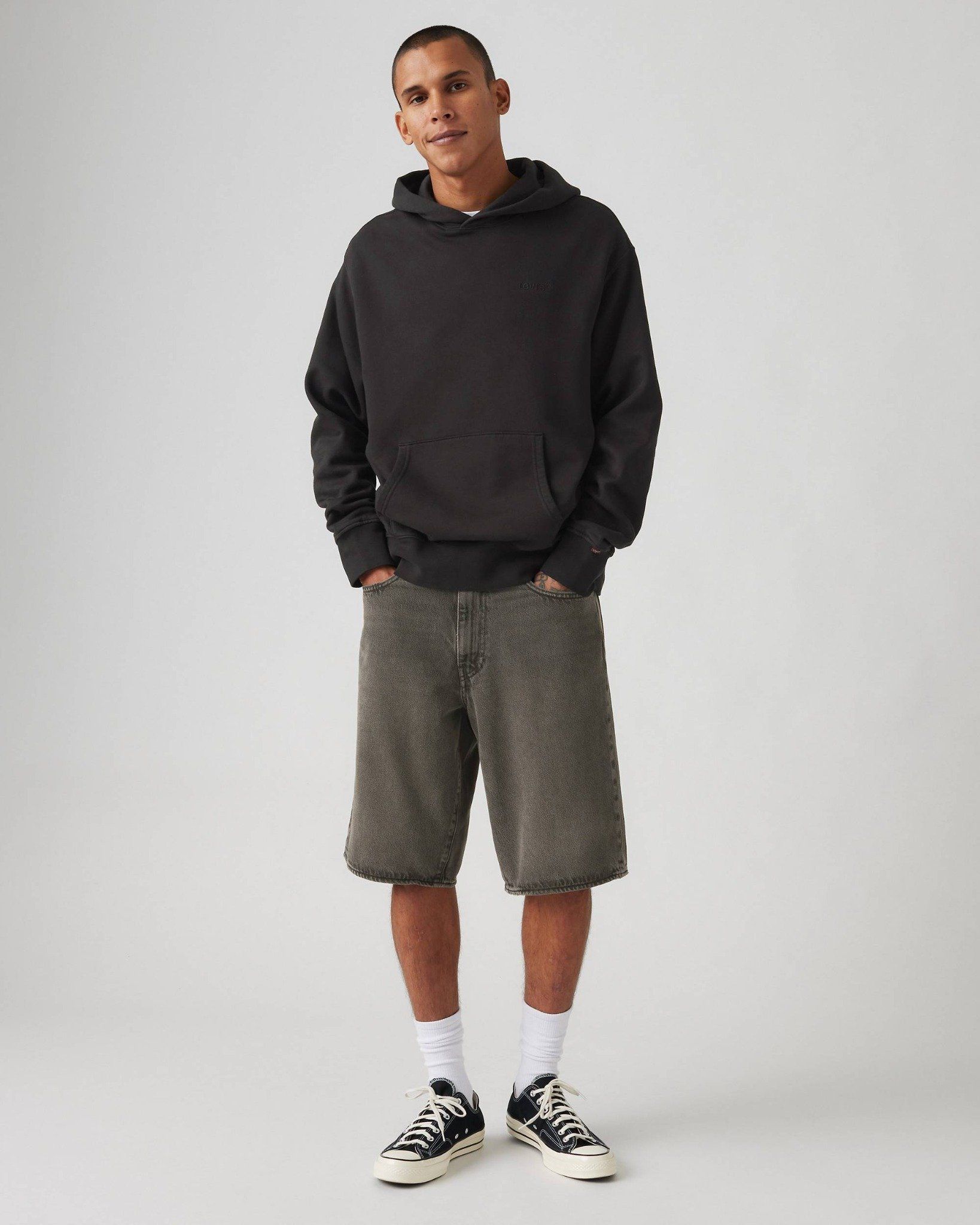 Levi's - Quần jeans ngắn nam Levi's® Men's 478 Baggy Shorts - Overnight Bag Shorts
