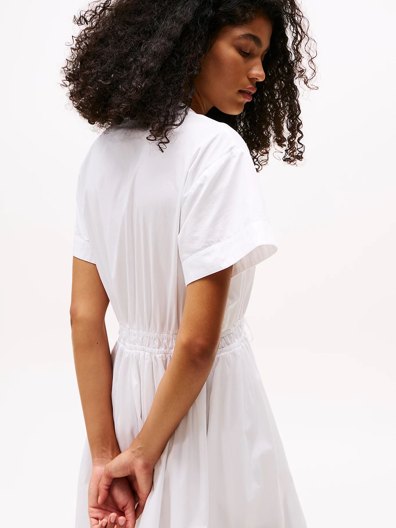 Tommy Hilfiger - Đầm nữ Smock Relaxed Midi Dress