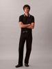 Calvin Klein - Áo polo tay ngắn nam Monogram Logo Pique Tipped Classic Polo Shirt