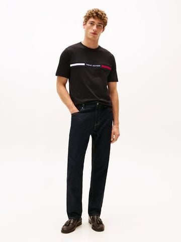 Tommy Hilfiger - Áo Thun Tay Ngắn Nam Crew Neck Logo Panel T-Shirt