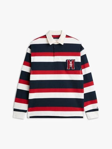 Tommy Hilfiger - Áo Sweatshirt Nam Stripe Relaxed Rugby Shirt - 3