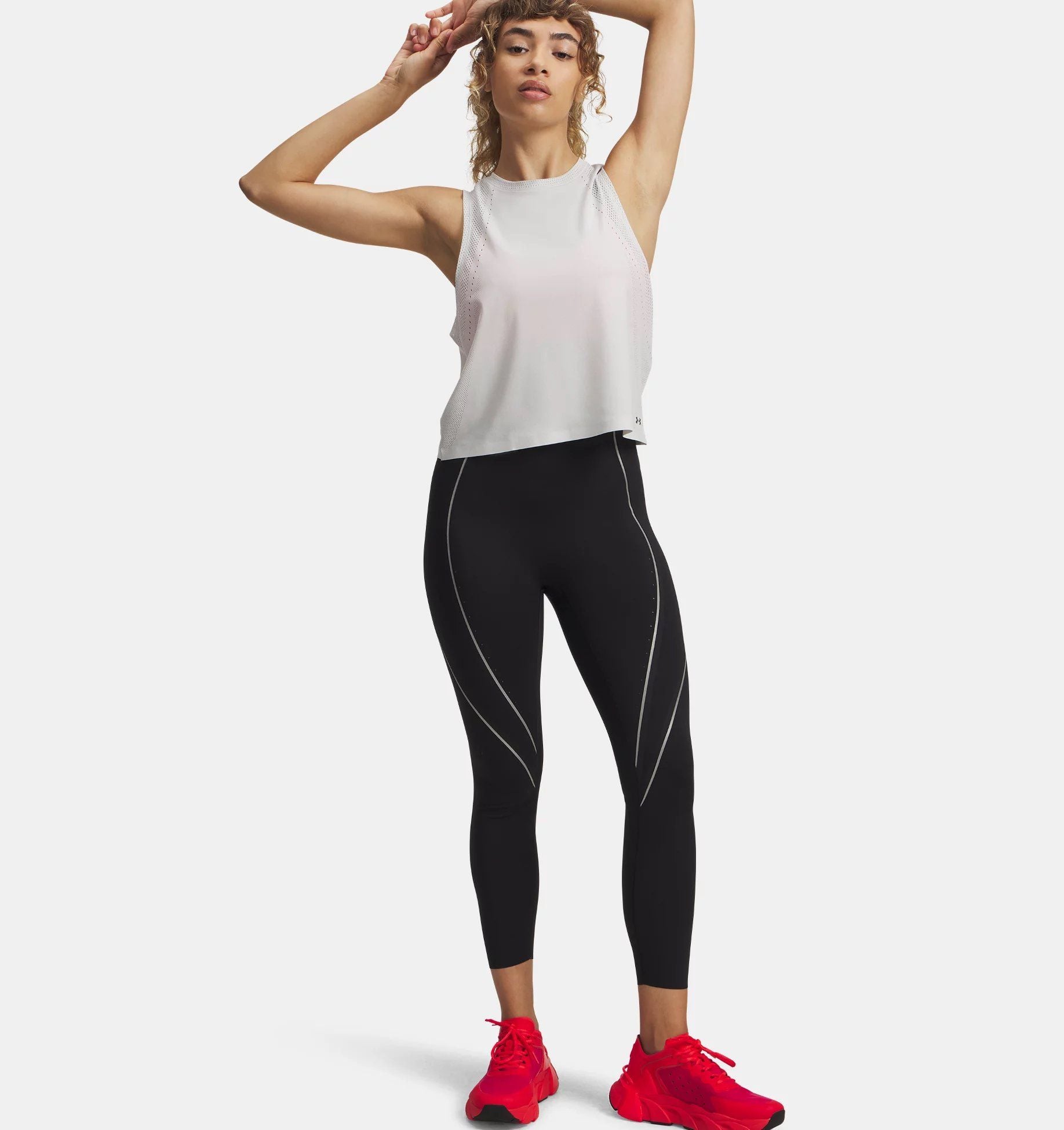 Under Armour - Áo thun ba lỗ nữ UA Halo Vent Women's Sleeveless