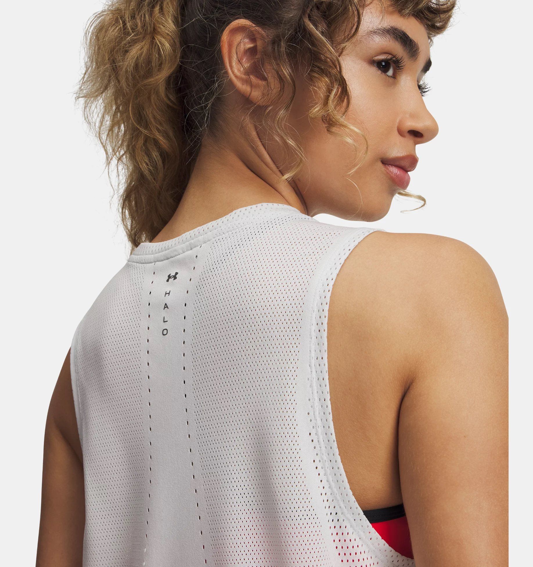 Under Armour - Áo thun ba lỗ nữ UA Halo Vent Women's Sleeveless