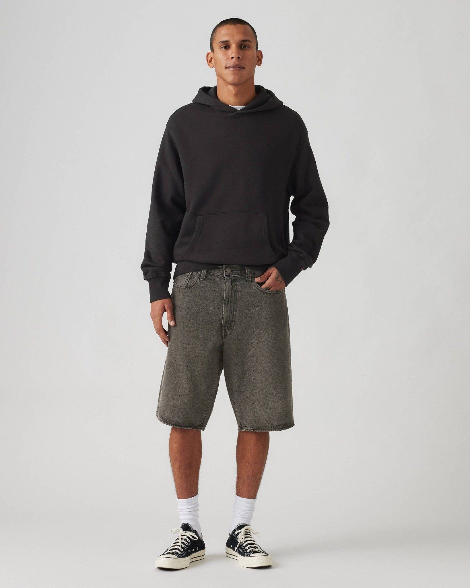 Levi's - Quần jeans ngắn nam Levi's® Men's 478 Baggy Shorts - Overnight Bag Shorts