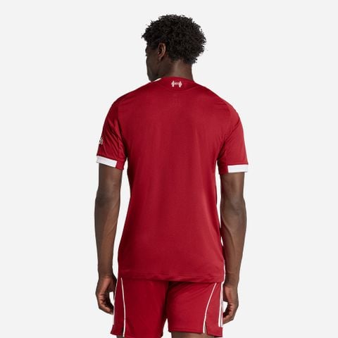 adidas - Áo thun đá banh Nam Men's Adidas Liverpool Home 25/26 Football Jersey - Red - 3