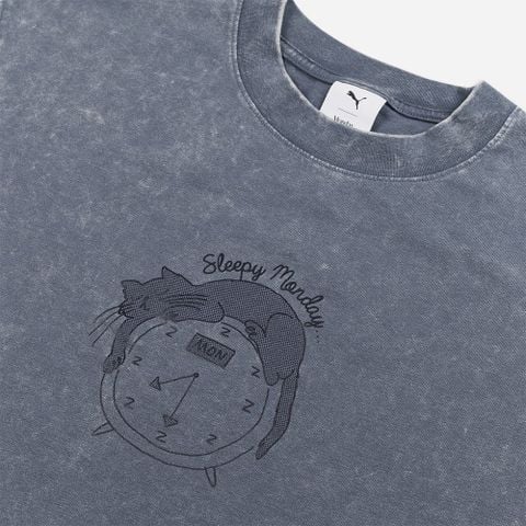 PUMA - T-SHIRT LIFESTYLE TOP T-SHIRT UNISEX X MSC Washed Tee / X MSC Washed Tee