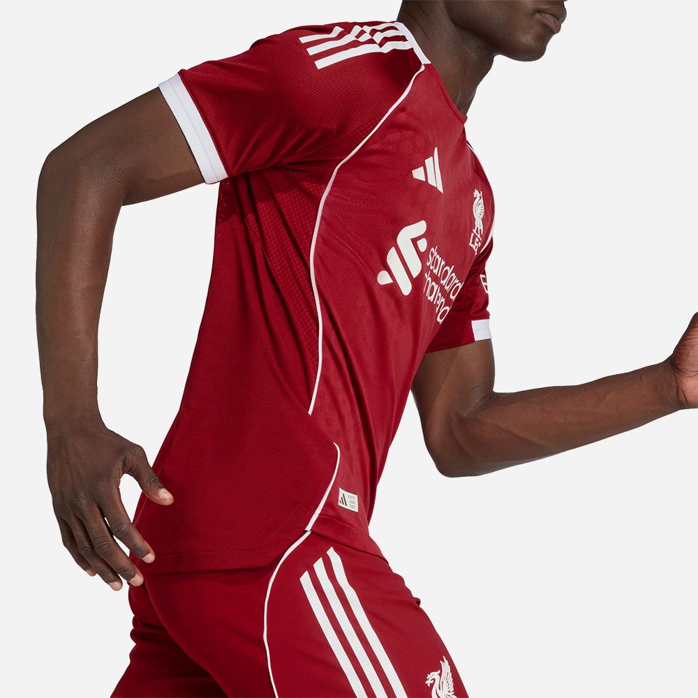 adidas - Áo thun đá banh Nam Men's Adidas Liverpool Home 25/26 Football Jersey - Red