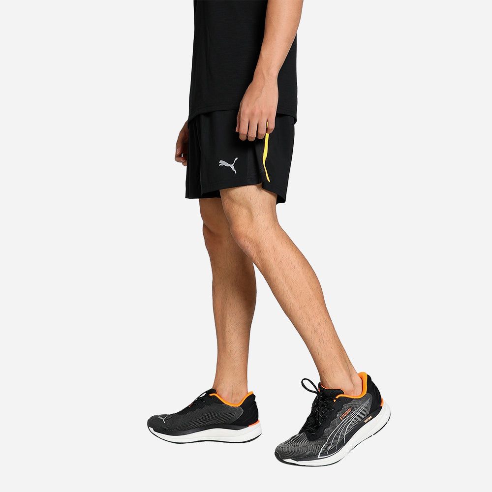Puma - Quần ngắn nam Men's Puma Run Favorite 5 Inch Shorts - Black