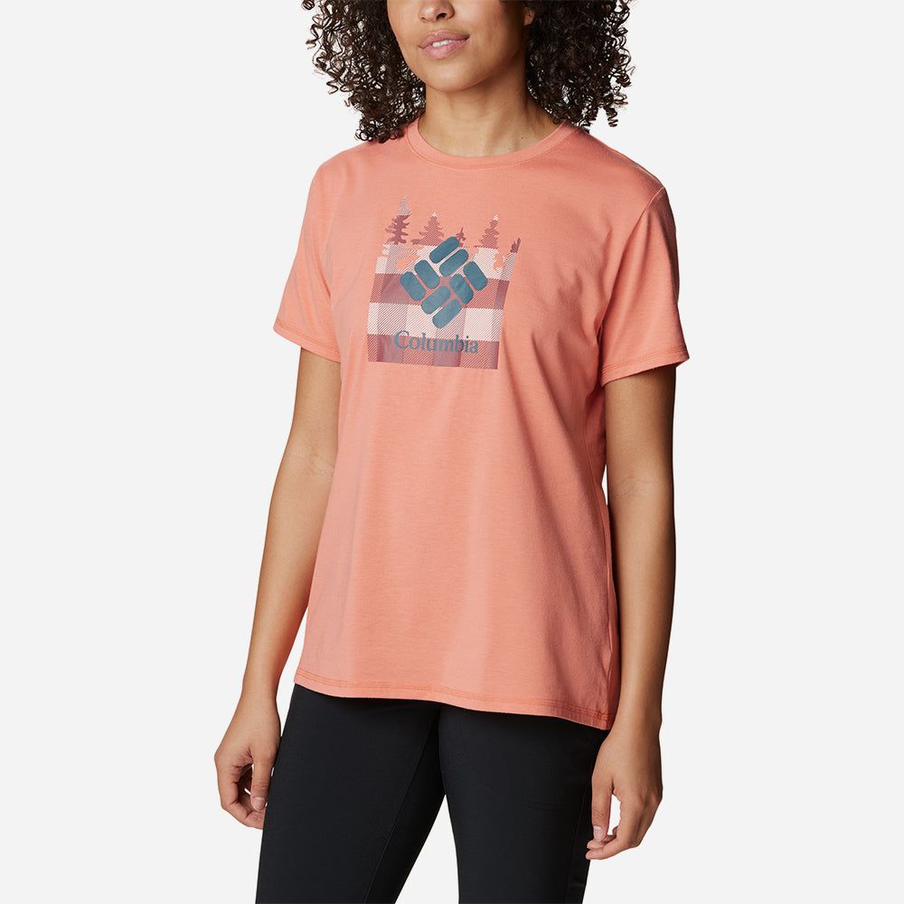 Columbia - Áo thun tay ngắn thể thao nữ Sun Trek™ Outdoor