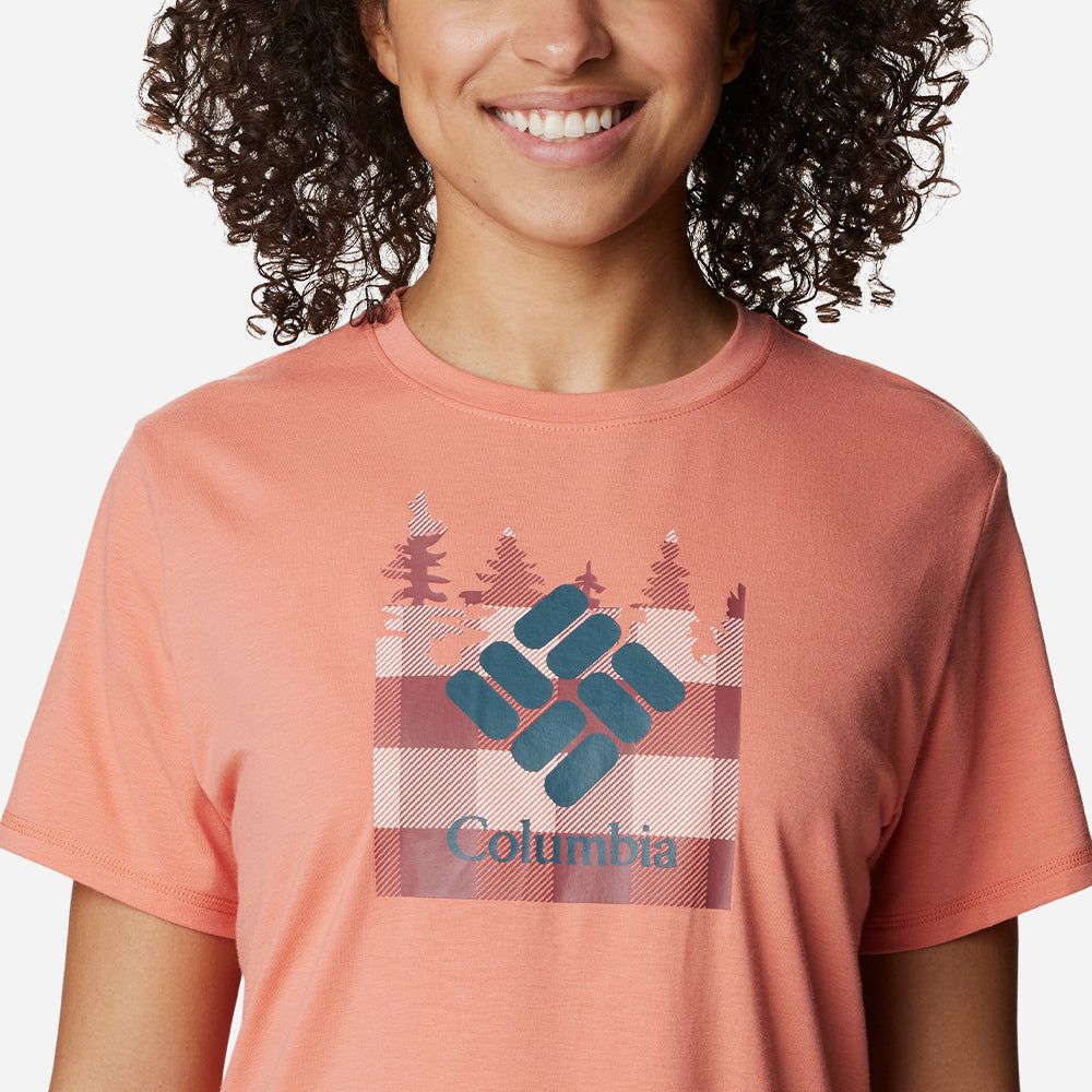 Columbia - Áo thun tay ngắn thể thao nữ Sun Trek™ Outdoor