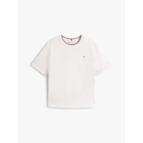 Tommy Hilfiger - Áo thun tay ngắn nữ TH Pique Slim Tee - 2