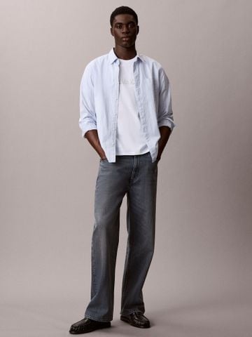 Calvin Klein - Áo Thun Nam Slim Sleek Interlock Graphic Tee