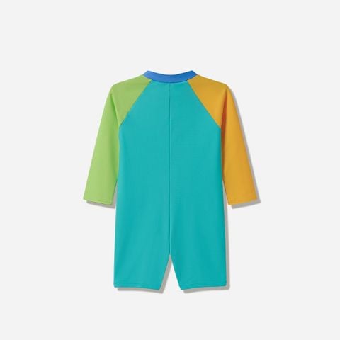 Speedo - Đồ Bơi Trẻ Em Infant Sunprotect Long Sleeve Colorblock Zip Swimsuit - 3