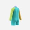 Speedo - Đồ Bơi Trẻ Em Infant Sunprotect Long Sleeve Colorblock Zip Swimsuit