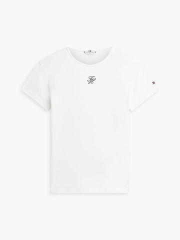 Tommy Hilfiger - Áo Thun Tay Ngắn Nữ Textured Logo Slim Jersey T-Shirt