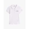 Tommy Hilfiger - Áo thun có cổ polo tay ngắn nữ Crisp Slim Stretch Cotton Polo