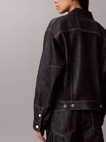 Calvin Klein - Áo Khoác Jean Nữ Lunar New Year Denim Trucker Jacket