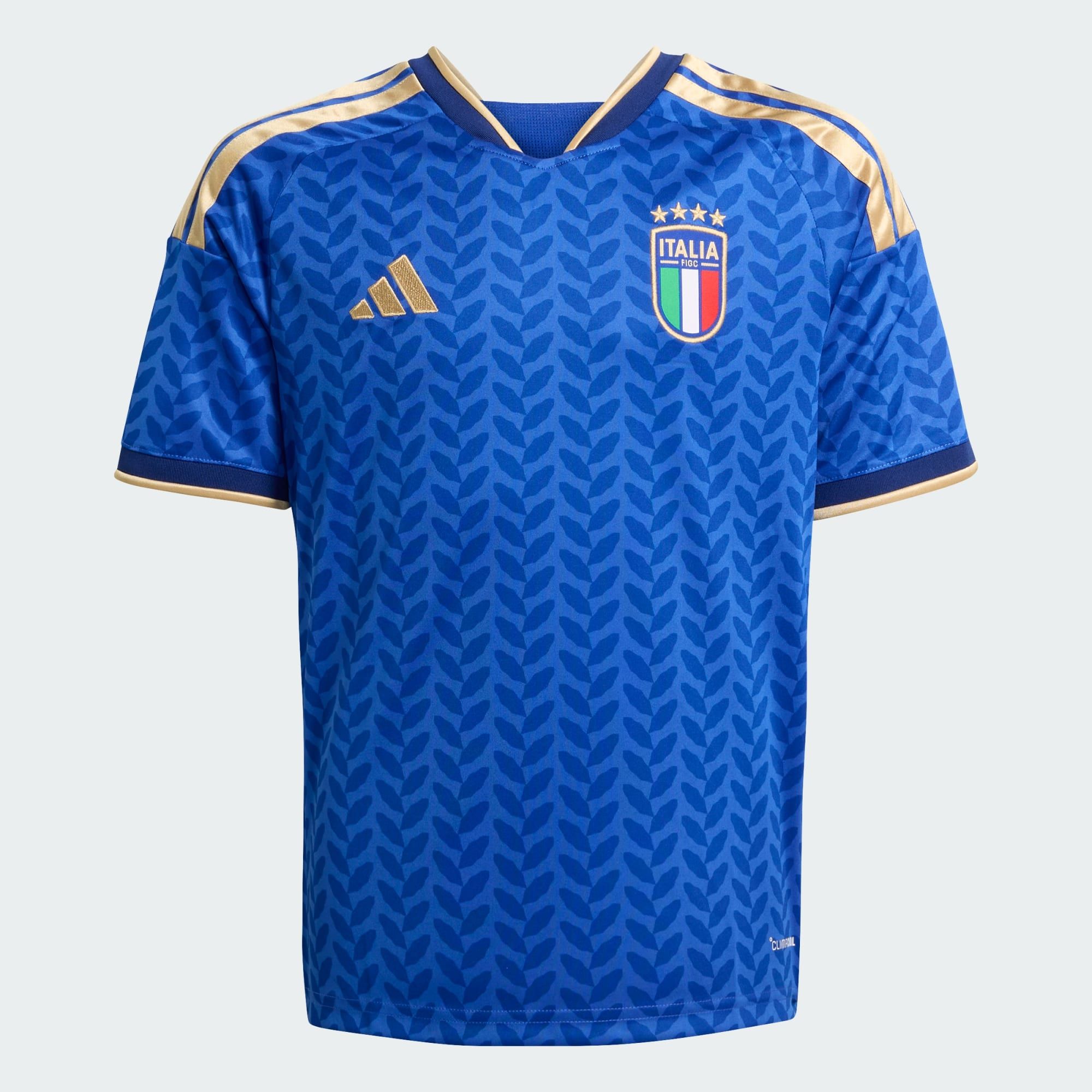 Adidas - Áo Tay Ngắn Thể Thao Trẻ Em FIGC Football Home Jersey