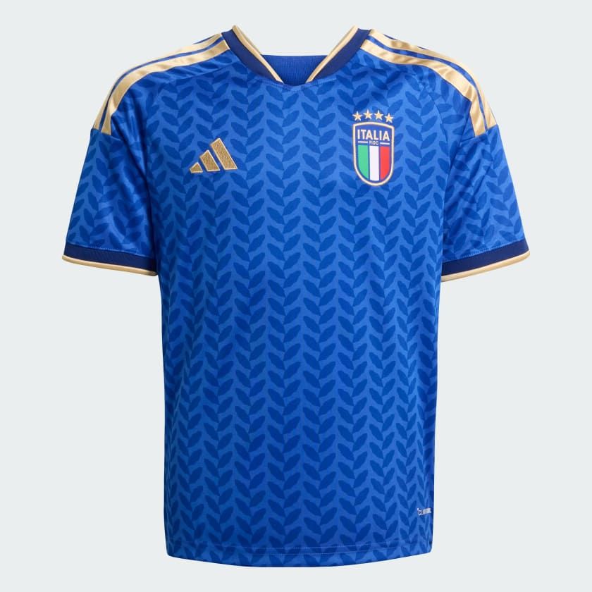 Adidas - Áo Tay Ngắn Thể Thao Trẻ Em FIGC Football Home Jersey