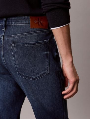 Calvin Klein - Quần Jean Dài Nam Slim Jasper Blue 37.5