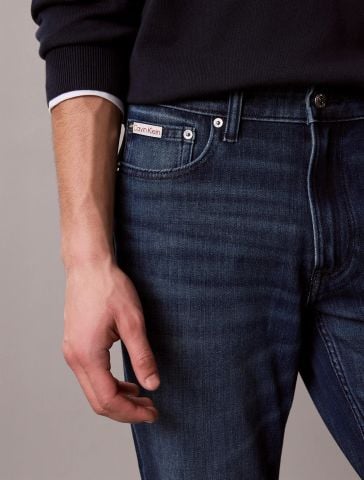 Calvin Klein - Quần Jean Dài Nam Slim Jasper Blue 37.5