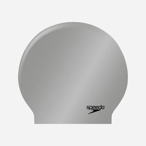 Speedo - Nón bơi nam nữ Biofuse Protective Cap Silver Swimming