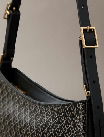 Calvin Klein - Túi xách nữ CK Coated Emblem Small Shoulder Bag