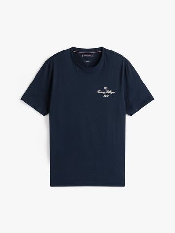 Tommy Hilfiger - Áo phông tay ngắn nam Outline Flag NYC Logo T-Shirt - 3